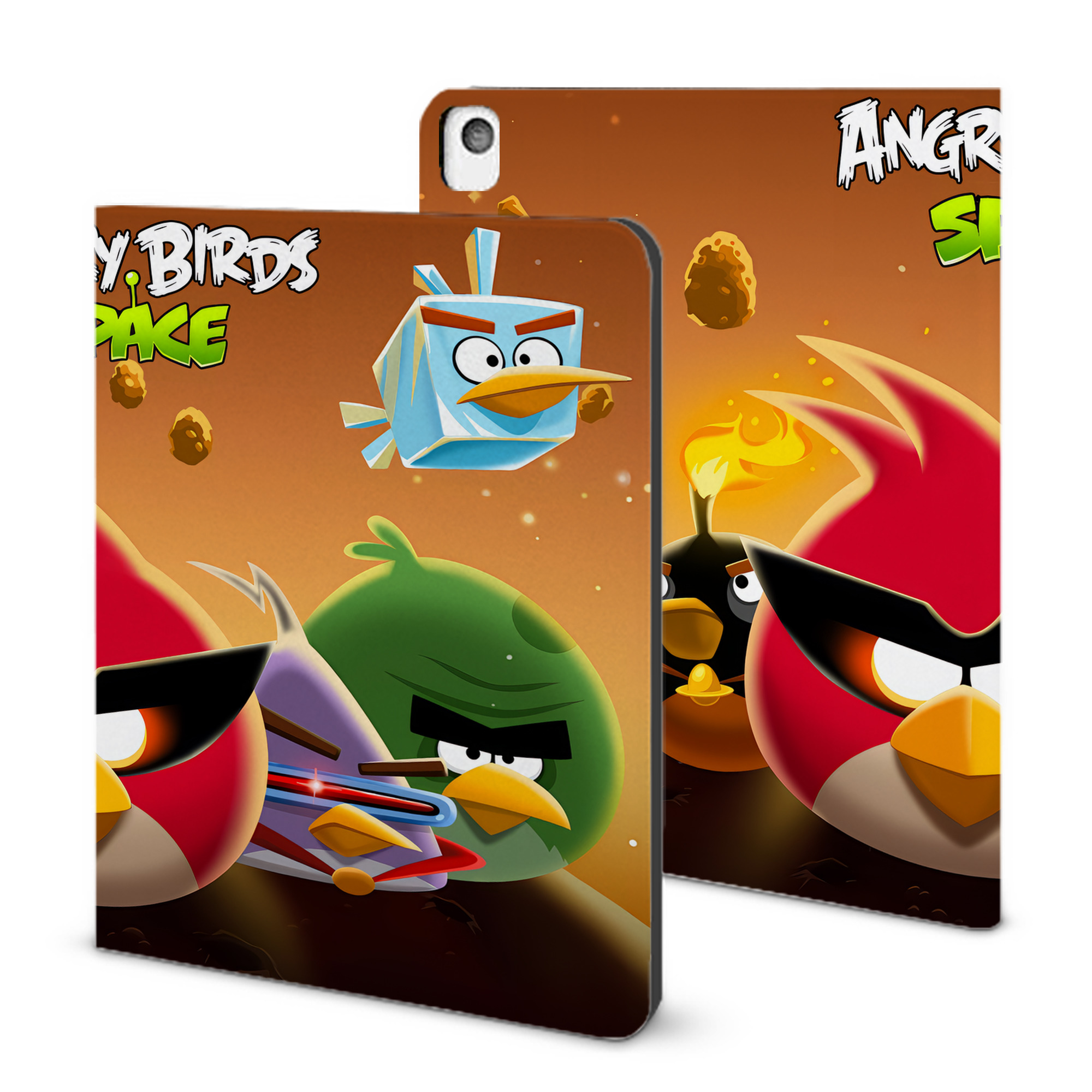 （画像用） Angry Birds アングリーバード IPadケース ペンホルダー付き ブックスタイルデザイン